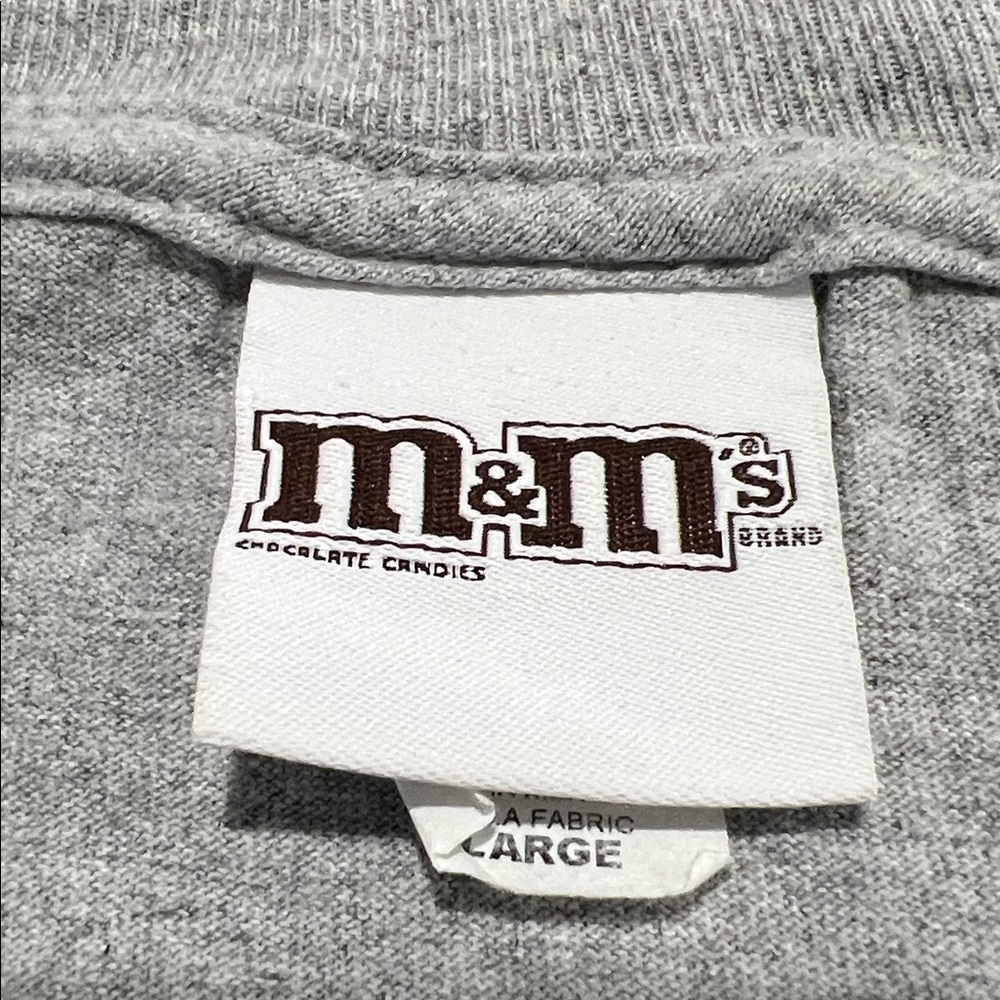 Vintage 2011 , M&M'S Blue Character Gray T-Shirt - Picture 6 of 9